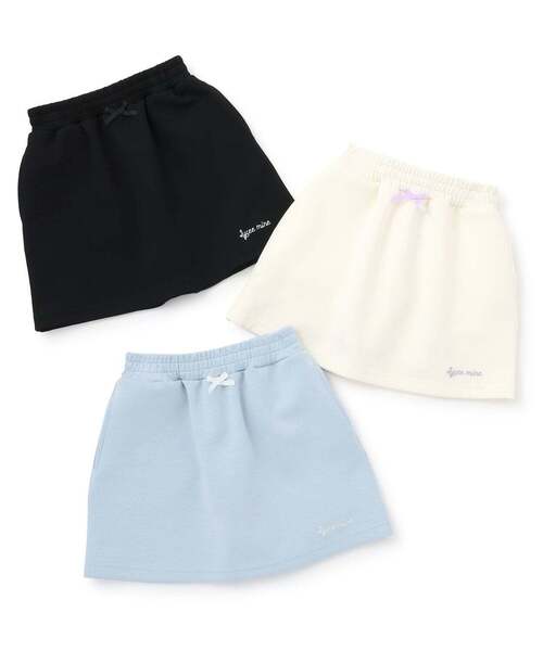 Lycee mine（リセマイン）の「【スクール対応】【パフスウェット】スカート(インパン付)（スカート・キッズ・アイボリー/サックスブルー/ブラック・150cm/130cm/120cm/140cm/100cm/110cm）」の13枚目の写真