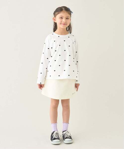 Lycee mine（リセマイン）の「【スクール対応】【パフスウェット】スカート(インパン付)（スカート・キッズ・アイボリー/サックスブルー/ブラック・150cm/130cm/120cm/140cm/100cm/110cm）」の15枚目の写真