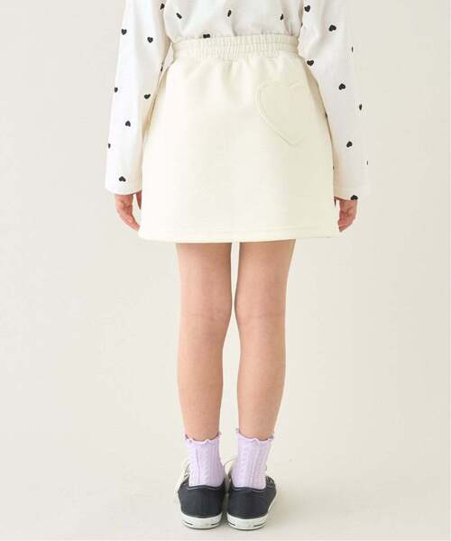 Lycee mine（リセマイン）の「【スクール対応】【パフスウェット】スカート(インパン付)（スカート・キッズ・アイボリー/サックスブルー/ブラック・150cm/130cm/120cm/140cm/100cm/110cm）」の17枚目の写真