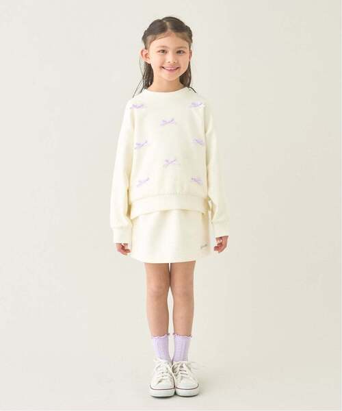 Lycee mine（リセマイン）の「【スクール対応】【パフスウェット】スカート(インパン付)（スカート・キッズ・アイボリー/サックスブルー/ブラック・150cm/130cm/120cm/140cm/100cm/110cm）」の19枚目の写真