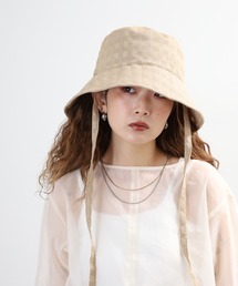 Sense of Grace（センスオブグレース）の「綿麻素材　平天日よけハット（ハット）」