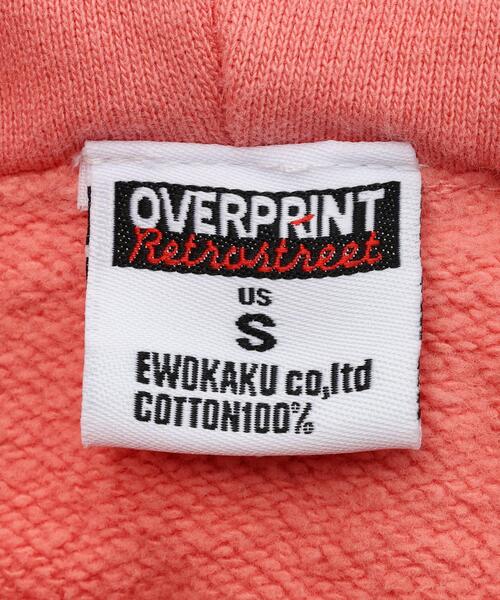 over print(オーバープリント)の「overprint/オーバープリント/PATCH Hoodie(パーカー・レディース・ブラック/ピンク・M/L/S)」の10枚目の写真