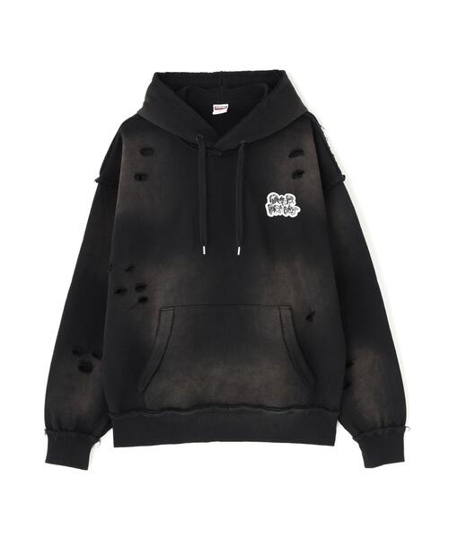 over print(オーバープリント)の「overprint/オーバープリント/PATCH Hoodie(パーカー・レディース・ブラック/ピンク・M/L/S)」の19枚目の写真