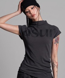 ◇ASYOUARE◇サイド スナップ ハーフ ネック Tシャツ SIDE SNAP HALF NECK T-SHIRT