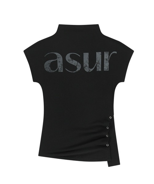 as you are(アズユーアー)の「◇ASYOUARE◇サイド スナップ ハーフ ネック Tシャツ SIDE SNAP HALF NECK T-SHIRT(Tシャツ/カットソー・レディース・ブラック/グレー/チャコール・FREE)」の21枚目の写真