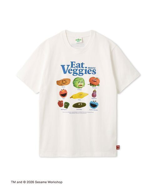 SESAME STREET(セサミストリート)の「【UNISEX】プリントTシャツ(PICNIC)(Tシャツ/カットソー・レディース・ブルー/ホワイト/ブラウン・M/L)」の15枚目の写真