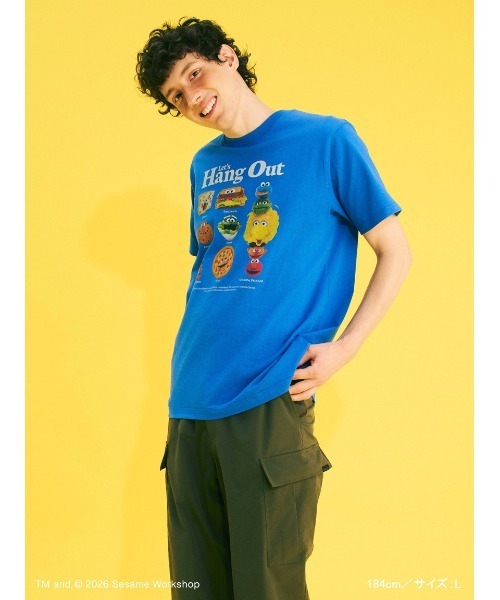 SESAME STREET(セサミストリート)の「【UNISEX】プリントTシャツ(PICNIC)(Tシャツ/カットソー・レディース・ブルー/ホワイト/ブラウン・M/L)」の20枚目の写真
