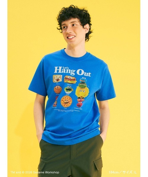 SESAME STREET(セサミストリート)の「【UNISEX】プリントTシャツ(PICNIC)(Tシャツ/カットソー・レディース・ブルー/ホワイト/ブラウン・M/L)」の21枚目の写真