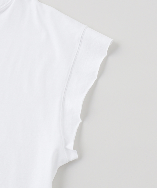 WISM(ウィズム)の「INTODUSK / イントゥダスク CUT OFF TEE(Tシャツ/カットソー・メンズ・ホワイト・X-LARGE/LARGE/MEDIUM)」の4枚目の写真
