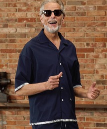 Maison code 13（メゾンコードサーティーン）の「mhs2584-cool material bandana open collar shirts オープンカラーシャツ(M26S-14)（シャツ/ブラウス）」