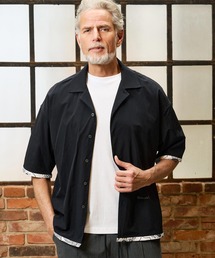 Maison code 13（メゾンコードサーティーン）の「mhs2584-cool material bandana open collar shirts オープンカラーシャツ(M26S-14)（シャツ/ブラウス）」
