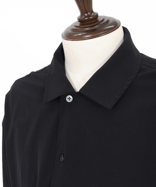 Maison code 13(メゾンコードサーティーン)の「mhs2584-cool material bandana open collar shirts オープンカラーシャツ(M26S-14)(シャツ/ブラウス・メンズ・ネイビー/ブラック・S/M/L)」の4枚目の写真