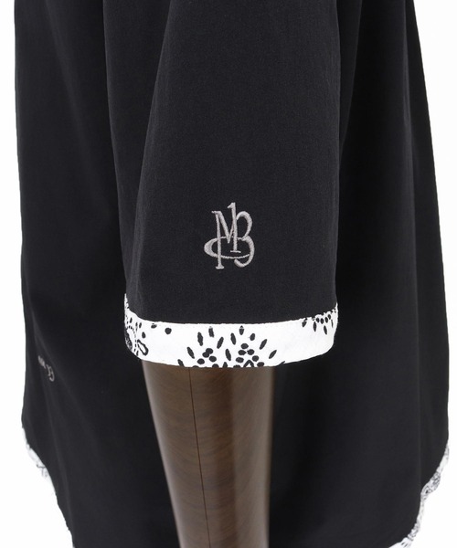 Maison code 13(メゾンコードサーティーン)の「mhs2584-cool material bandana open collar shirts オープンカラーシャツ(M26S-14)(シャツ/ブラウス・メンズ・ネイビー/ブラック・S/M/L)」の6枚目の写真