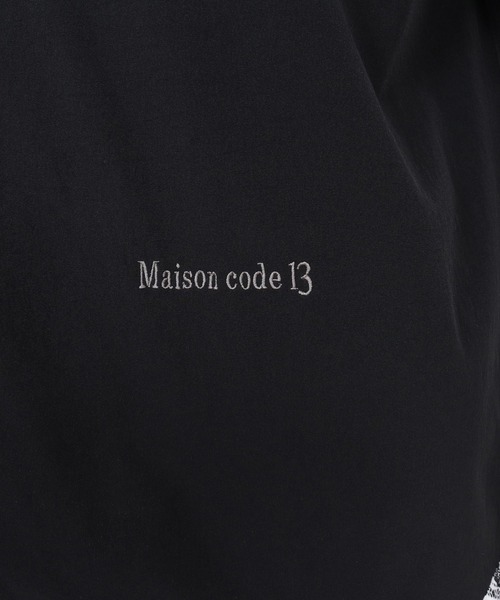 Maison code 13(メゾンコードサーティーン)の「mhs2584-cool material bandana open collar shirts オープンカラーシャツ(M26S-14)(シャツ/ブラウス・メンズ・ネイビー/ブラック・S/M/L)」の8枚目の写真