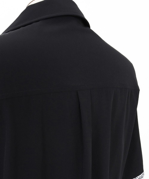 Maison code 13(メゾンコードサーティーン)の「mhs2584-cool material bandana open collar shirts オープンカラーシャツ(M26S-14)(シャツ/ブラウス・メンズ・ネイビー/ブラック・S/M/L)」の9枚目の写真