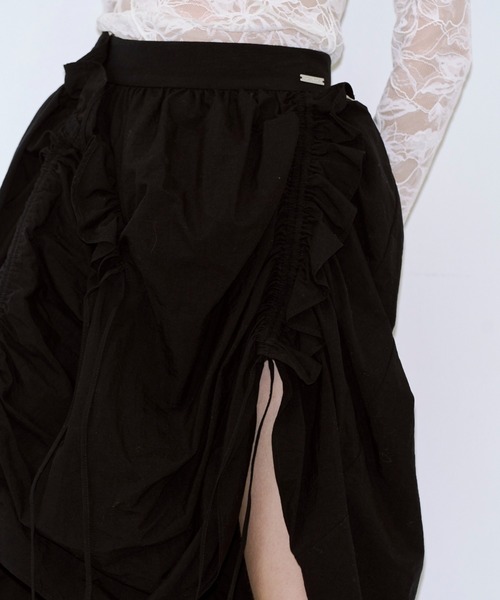 JOSE MOON（ジョゼムーン）の「BUTTE BALLOON SKIRT/ビュートバルーンスカート（スカート・レディース・ブラック/ホワイト・38/36）」の14枚目の写真