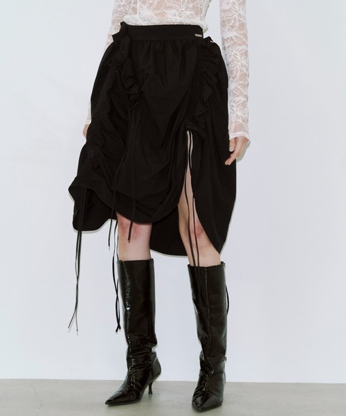 JOSE MOON（ジョゼムーン）の「BUTTE BALLOON SKIRT/ビュートバルーンスカート（スカート・レディース・ブラック/ホワイト・38/36）」の7枚目の写真