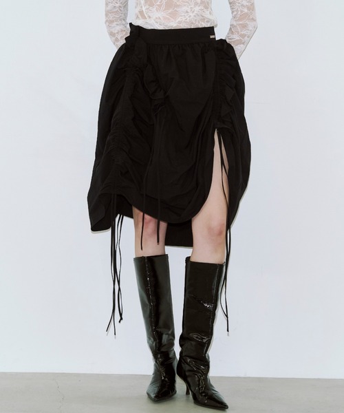 JOSE MOON（ジョゼムーン）の「BUTTE BALLOON SKIRT/ビュートバルーンスカート（スカート・レディース・ブラック/ホワイト・38/36）」の6枚目の写真