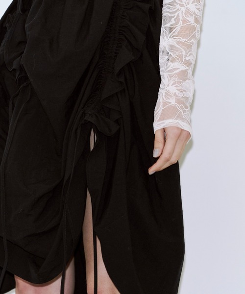 JOSE MOON（ジョゼムーン）の「BUTTE BALLOON SKIRT/ビュートバルーンスカート（スカート・レディース・ブラック/ホワイト・38/36）」の15枚目の写真