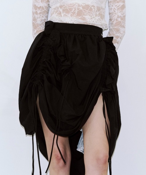 JOSE MOON（ジョゼムーン）の「BUTTE BALLOON SKIRT/ビュートバルーンスカート（スカート・レディース・ブラック/ホワイト・38/36）」の3枚目の写真