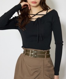 rienda(���G���_)�̃X�g�����O�^�C�g�j�b�g�g�b�v�X�@�t��(�j�b�g/�Z�[�^�[)