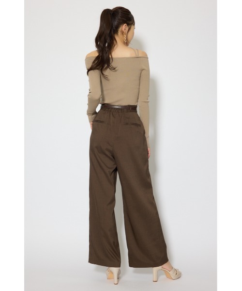 rienda(リエンダ)の「ストリングタイトニットトップス 春服(ニット/セーター・レディース・ブラック/ライトブルー/ベージュ・FREE)」の7枚目の写真