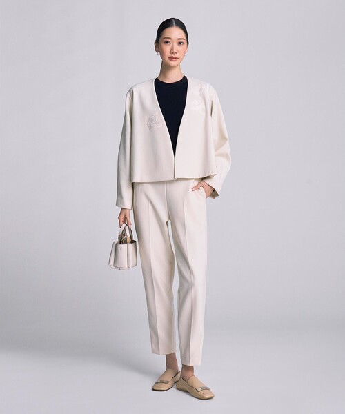 EFFE BEAMS(エッフェビームス)の「ペンシル パンツ(その他パンツ・レディース・ホワイト系その他5/ブラック・36/38/40)」の6枚目の写真