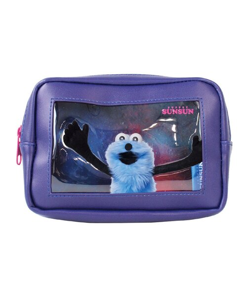 BIRTHDAY BAR（バースデイバー）の「パペットスンスン　スクエアレイヤーポーチ（ポーチ・レディース・ブルー系その他/パープル・0）」の2枚目の写真