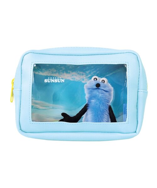 BIRTHDAY BAR（バースデイバー）の「パペットスンスン　スクエアレイヤーポーチ（ポーチ・レディース・ブルー系その他/パープル・0）」の3枚目の写真