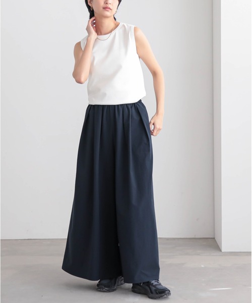 for/c(フォーシー)の「コットンノースリーブ【サスティナブル】(Tシャツ/カットソー・レディース・ブラック/オフホワイト・M/L)」の16枚目の写真