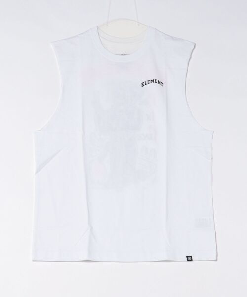 ELEMENT(エレメント)の「ELEMENT/エレメント タンクトップ TIMBER RIP NO SLEEVE BG021P02(タンクトップ・メンズ・ホワイト/ブラック/ブラック系その他・M/L/XL)」の10枚目の写真