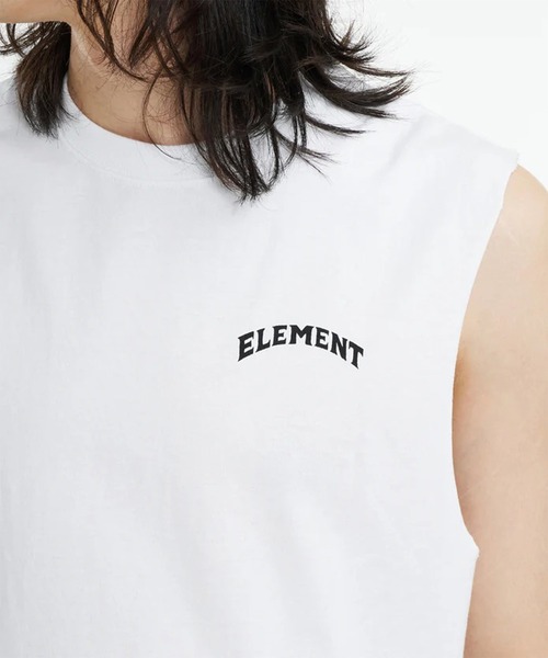 ELEMENT(エレメント)の「ELEMENT/エレメント タンクトップ TIMBER RIP NO SLEEVE BG021P02(タンクトップ・メンズ・ホワイト/ブラック/ブラック系その他・M/L/XL)」の8枚目の写真