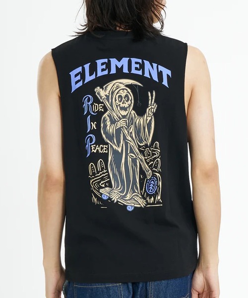 ELEMENT(エレメント)の「ELEMENT/エレメント タンクトップ TIMBER RIP NO SLEEVE BG021P02(タンクトップ・メンズ・ホワイト/ブラック/ブラック系その他・M/L/XL)」の12枚目の写真