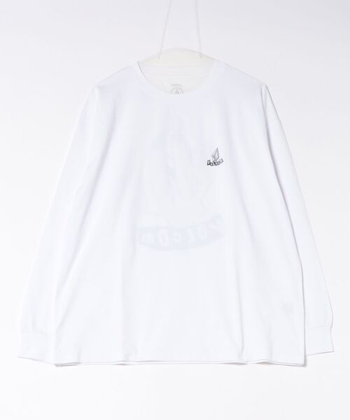 VOLCOM(ボルコム)の「VOLCOM GRAB THE STONE LS SURF TEE(Tシャツ/カットソー・メンズ・ホワイト/ブラック・M/L)」の3枚目の写真