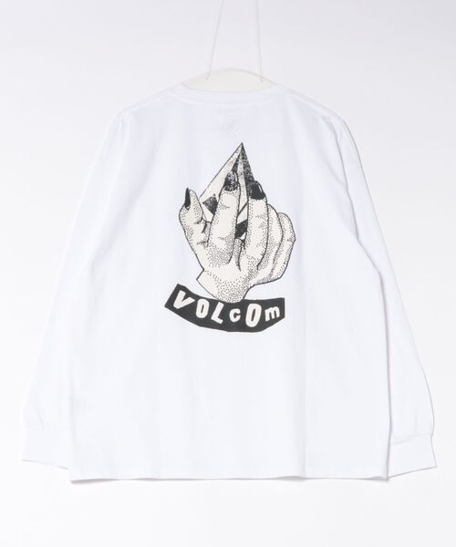 VOLCOM(ボルコム)の「VOLCOM GRAB THE STONE LS SURF TEE(Tシャツ/カットソー・メンズ・ホワイト/ブラック・M/L)」の8枚目の写真