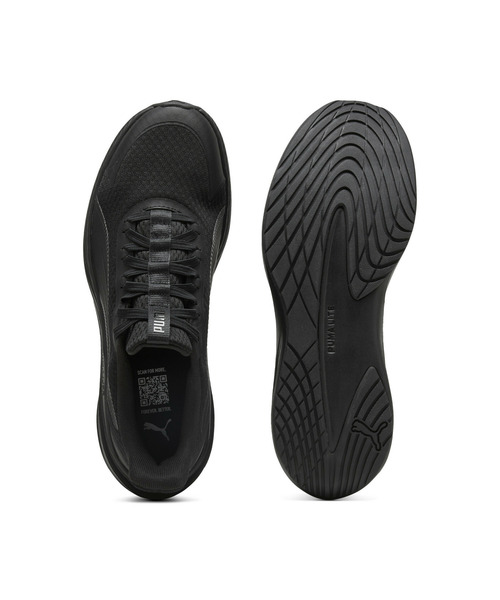 PUMA(プーマ)の「PUMA プーマ ユニセックス ダッシャー ライト イーズイン ランニングシュー(スニーカー・メンズ・ブラック/ピンク系その他/ブラック×ホワイト・28.5cm/22.5cm/28.0cm/27.5cm/26.0cm/25.5cm/27.0cm/26.5cm/25.0cm/23.5cm/23.0cm/24.5cm/24.0cm/29.0cm)」の6枚目の写真