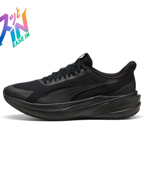 PUMA(プーマ)の「PUMA プーマ ユニセックス ダッシャー ライト イーズイン ランニングシュー(スニーカー・メンズ・ブラック/ピンク系その他/ブラック×ホワイト・28.5cm/22.5cm/28.0cm/27.5cm/26.0cm/25.5cm/27.0cm/26.5cm/25.0cm/23.5cm/23.0cm/24.5cm/24.0cm/29.0cm)」の2枚目の写真