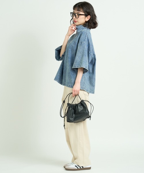 A.D.C.L.(エーディーシーエル)の「キナリ バレルパンツ(デニムパンツ・レディース・アイボリー・L/M)」の9枚目の写真