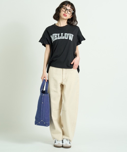 A.D.C.L.(エーディーシーエル)の「キナリ バレルパンツ(デニムパンツ・レディース・アイボリー・L/M)」の12枚目の写真