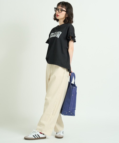 A.D.C.L.(エーディーシーエル)の「キナリ バレルパンツ(デニムパンツ・レディース・アイボリー・L/M)」の13枚目の写真