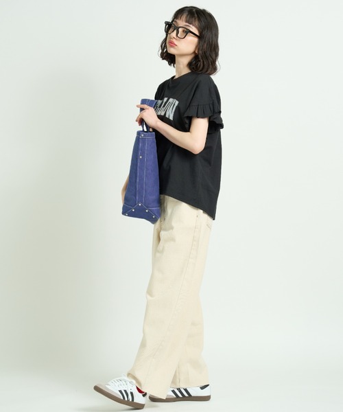 A.D.C.L.(エーディーシーエル)の「キナリ バレルパンツ(デニムパンツ・レディース・アイボリー・L/M)」の14枚目の写真