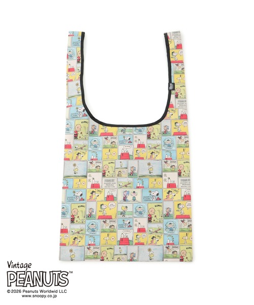 le cercle ADAM ET ROPE'（ルセルクルアダムエロペ）の「PEANUTS × FRUITOFTHEROOM　エコBAG（トートバッグ・レディース・スミクロ/イエロー系その他2/ホワイト系その他2・FREE）」の10枚目の写真