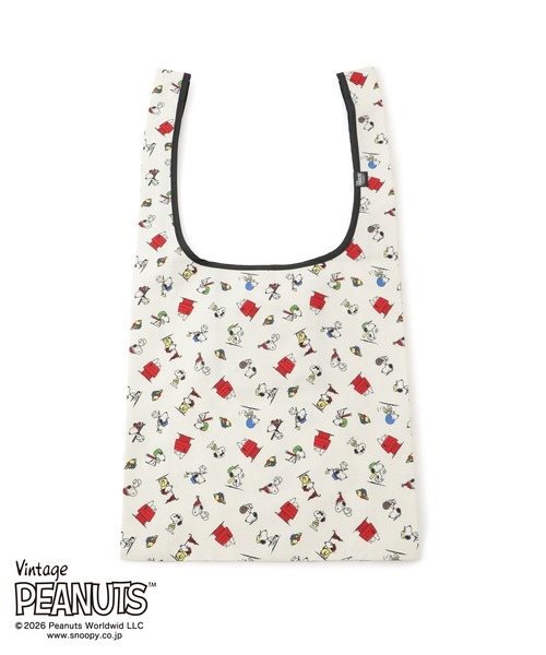 le cercle ADAM ET ROPE'（ルセルクルアダムエロペ）の「PEANUTS × FRUITOFTHEROOM　エコBAG（トートバッグ・レディース・スミクロ/イエロー系その他2/ホワイト系その他2・FREE）」の11枚目の写真