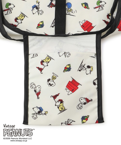 le cercle ADAM ET ROPE'（ルセルクルアダムエロペ）の「PEANUTS × FRUITOFTHEROOM　エコBAG（トートバッグ・レディース・スミクロ/イエロー系その他2/ホワイト系その他2・FREE）」の12枚目の写真