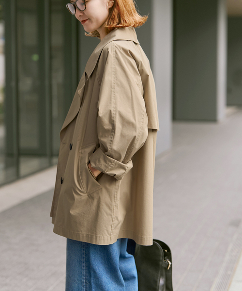 Spick & Span(スピックアンドスパン)の「《WEB限定 / 追加3》C/Pミドル丈トレンチコート(トレンチコート・レディース・ベージュ系その他・36/38)」の6枚目の写真