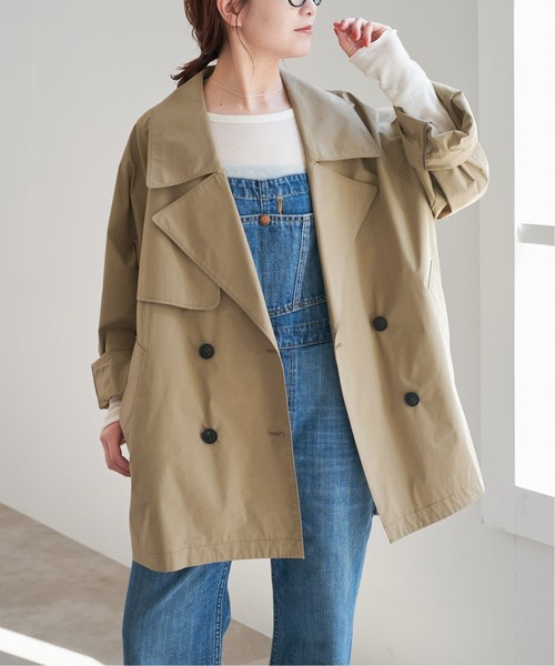 Spick & Span(スピックアンドスパン)の「《WEB限定 / 追加3》C/Pミドル丈トレンチコート(トレンチコート・レディース・ベージュ系その他・36/38)」の9枚目の写真