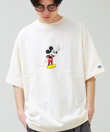 【DISCUS】Disney ミッキープリントTシャツ