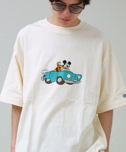 DISCUS(ディスカス)の「【DISCUS】Disney ミッキープリントTシャツ(Tシャツ/カットソー・メンズ・ブラック系その他3/ホワイト系その他2/ホワイト系その他3/ホワイト系その他4/ホワイト系その他5/ブラック系その他2/グレー系その他/ブラック系その他・FREE)」の4枚目の写真