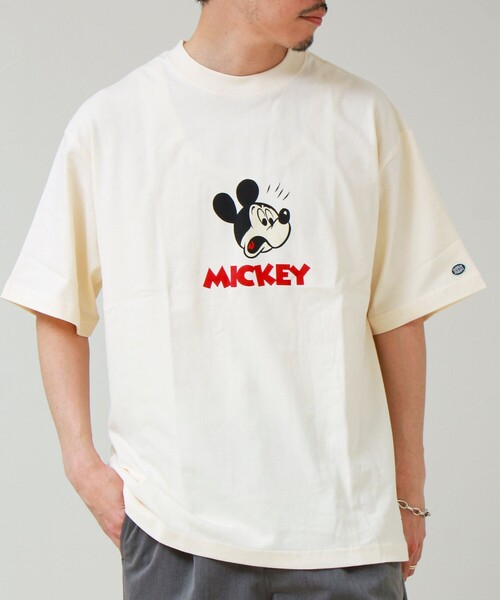 DISCUS(ディスカス)の「【DISCUS】Disney ミッキープリントTシャツ(Tシャツ/カットソー・メンズ・ブラック系その他3/ホワイト系その他2/ホワイト系その他3/ホワイト系その他4/ホワイト系その他5/ブラック系その他2/グレー系その他/ブラック系その他・FREE)」の10枚目の写真