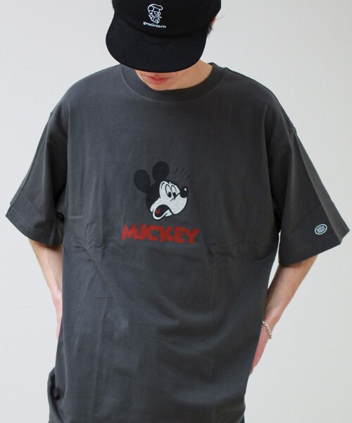 DISCUS(ディスカス)の「【DISCUS】Disney ミッキープリントTシャツ(Tシャツ/カットソー・メンズ・ブラック系その他3/ホワイト系その他2/ホワイト系その他3/ホワイト系その他4/ホワイト系その他5/ブラック系その他2/グレー系その他/ブラック系その他・FREE)」の14枚目の写真